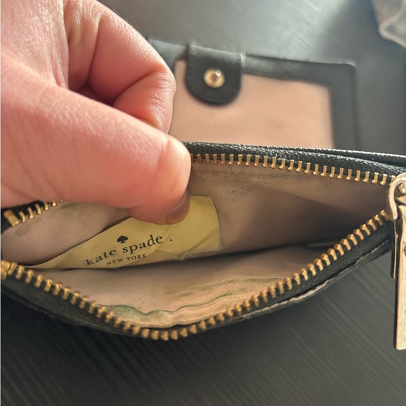 Kate Spade Black Floral Bifold Wallet - Picture 7 of 7